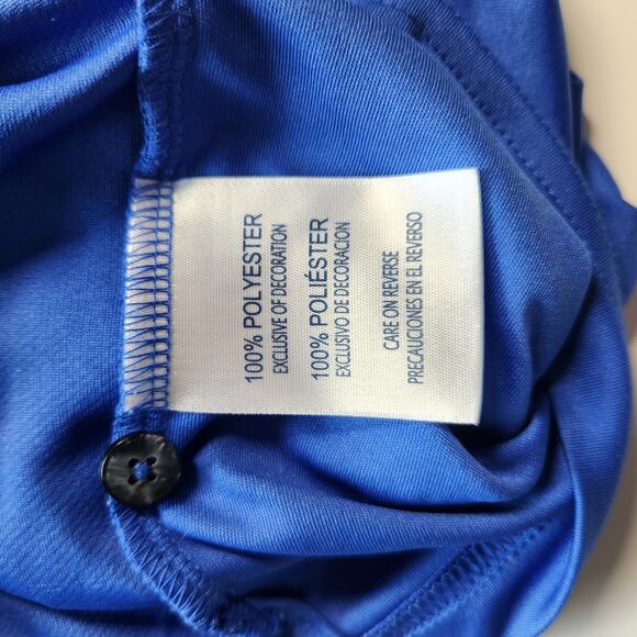 UK University of Kentucky Men Polo Shirt Small Blue White Collared Shirt Wildcat - Picture 5 of 5